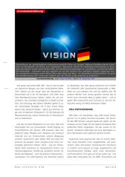 Grundsatzerklärung - Vision-D
