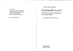 Grammatikmodelle des Deutschen File