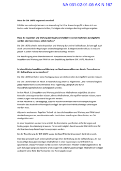 DIN 14676 FAQ -- Fernwartung PDF