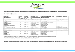 In 6 Ortschaften der Gemeinde Jemgum können zurzeit insgesamt