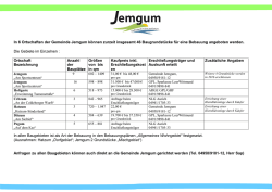 In 6 Ortschaften der Gemeinde Jemgum k&ouml;nnen zurzeit insgesamt