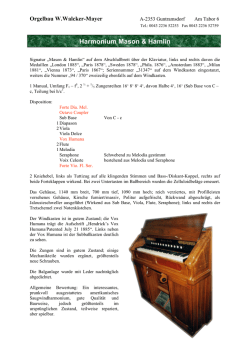 Harmonium Mason & Hamlin - Walcker