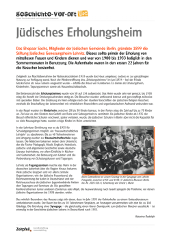 J&uuml;disches Erholungsheim
