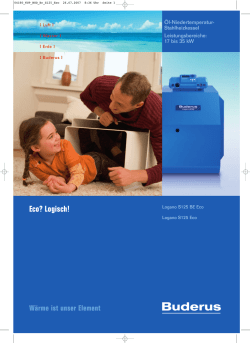 Eco? Logisch! - Heizung und Service