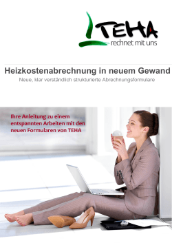 Neue Abrechnungsformulare - Teha Technischer Hausservice GmbH
