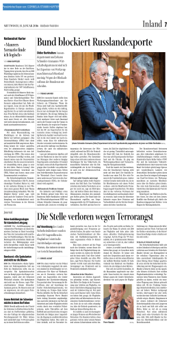 Schaffhauser Nachrichten - Ausgabe vom 13.01.2016