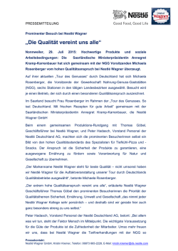Durch Qualit&auml;t vereint