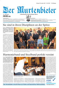Harmonieband und Steelband perfekt vereint