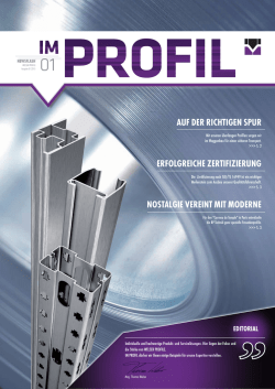 Informationsmedium - Welser Profile GmbH
