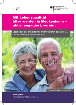 Mit Lebensqualität älter werden in Meckenheim – aktiv, engagiert