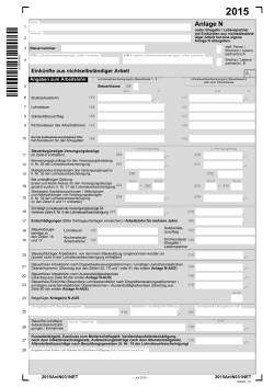 Anlage N - Steuerkanzlei Friedrich und Partner GbR