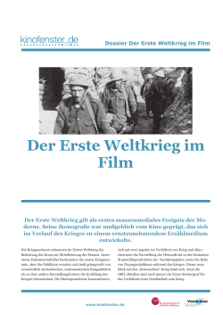 Der Erste Weltkrieg im Film