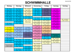 Schwimmplan - Telekom Sportverein