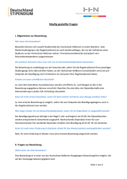 Häufig gestellte Fragen