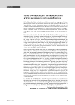 Editorial Heft 11/2015
