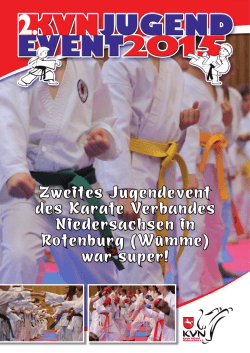 Zweites Jugendevent des Karate Verbandes Niedersachsen in