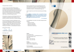 Ausschreibung als PDF - Ernst-Schneider