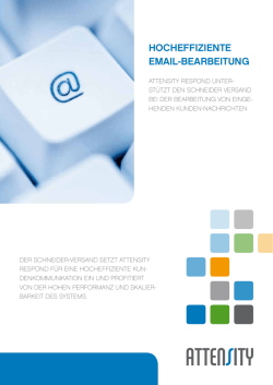 HocHeffiziente email-BearBeitung