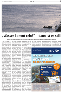 „Wasser kommt rein!“ – dann ist es still