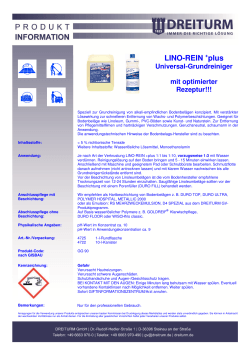 LINO-REIN plus Produktinformation CLP 1