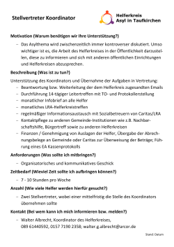 Vertreter - Asyl in Taufkirchen
