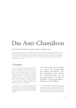 63 Das Anti-Chamäleon