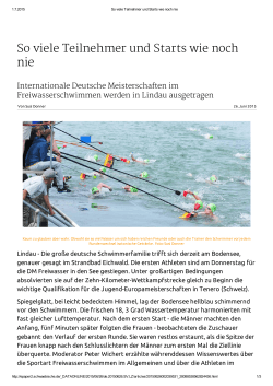 Lindauer Zeitung - Deutsche Meisterschaften im