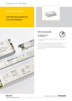 iPROGRAMMER - Vossloh Schwabe