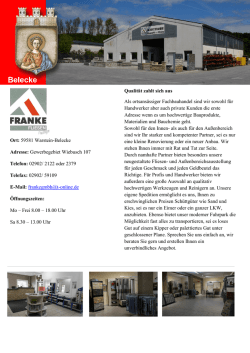 Baustoffe Franke GmbH