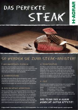 Steak-Meister-Tipps downloaden! - H
