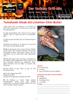 Rezept nachlesen: Tomahawk-Steak mit Limetten