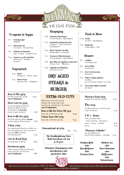 DRY AGED STEAKS & BURGER