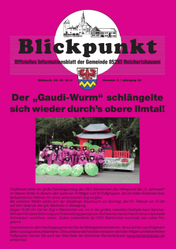 Der „Gaudi-Wurm“ schlängelte sich wieder durch`s obere Ilmtal!