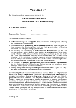 PDF - Rechtsanwältin Doris Wurm