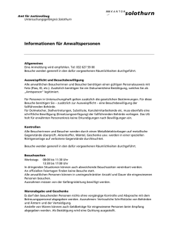 Informationen f&uuml;r Anwaltspersonen