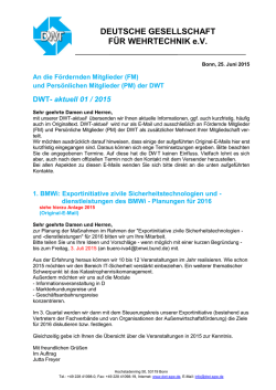 DWT-aktuell 01-2015 - DWT-SGW