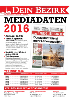 Dein Bezirk Donaustadt 2016