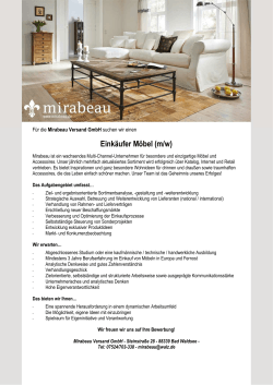 Einkäufer Möbel Mirabeau 050116