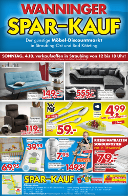 Der günstige Möbel-Discountmarkt in Straubing