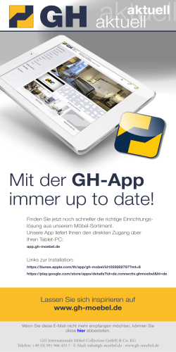 Mit der GH-App immer up to date!
