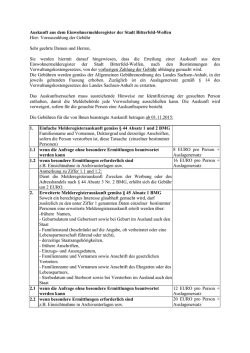 Hinweisblatt Melderegisterauskunft - Stadt Bitterfeld