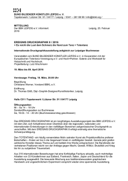 EREIGNIS DRUCKGRAPHIK 8 / 2016