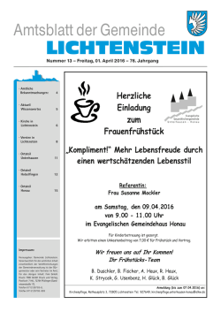 in der Gemeinde Lichtenstein