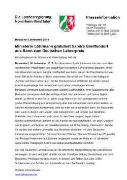 30.11. Deutscher Lehrerpreis 2015