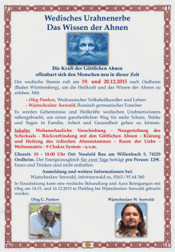 Wedisches Urahnenerbe Das Wissen der Ahnen