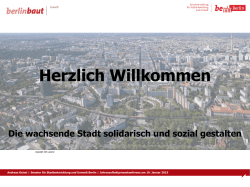 Jahresauftaktpressekonferenz am 19. Januar 2015