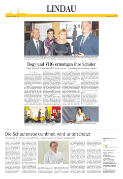 Bericht in der Lindauer Zeitung - Bodensee