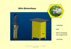 Mini-Bienenhaus