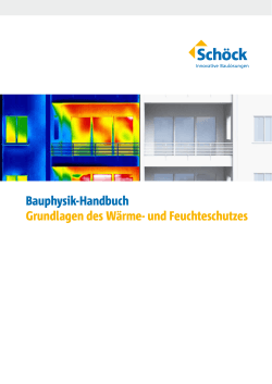 Bauphysik-Handbuch Grundlagen des Wärme- und