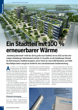 Ein Stadtteil mit 100 % erneuerbarer W&auml;rme